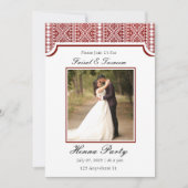 Custom Foto Personalisiert Arab Henna Einladung (Vorderseite)