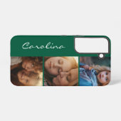 Custom Foto Personalisiert Forest Green Samsung Galaxy Hülle (Rückseite (Horizontal))