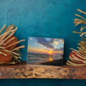 Custom Foto Personalisiert Frameless Easel Back Fotoplatte (Seite)