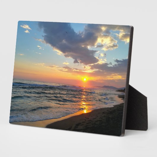 Custom Foto Personalisiert Frameless Easel Back Fotoplatte (Seite)