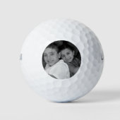 Custom Foto Personalisiert Golf Ball Geburtstag (Vorderseite)