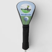 Custom Foto Personalisiert Golf Head Cover Golf Headcover (Vorderseite)
