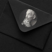 Custom Foto Personalisiert Memorial Death Tribute Runder Aufkleber