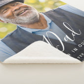 Custom Foto Personalisiert Memorial Vater Vater Sherpadecke (3/4)