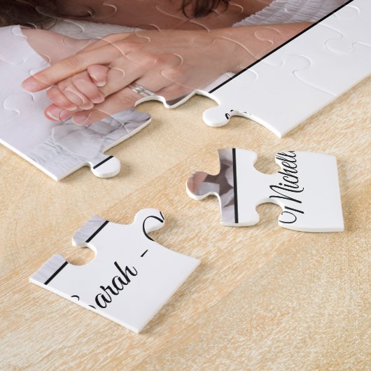 Custom Foto Personalisiert Name Jigsaw Puzzle (Seite)