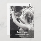 Custom Foto Personalisiert Stilvolle romantische H Postkarte (Vorne/Hinten)