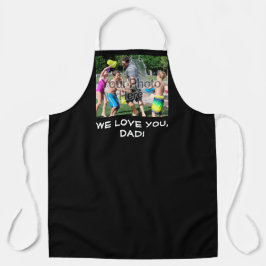 Custom Foto Personalisiert Vater Vathage Tag Schürze