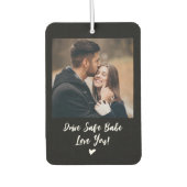 Custom Foto Personalize Couple Valentine's Day Autolufterfrischer (Vorderseite)