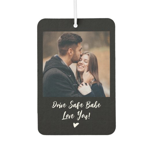 Custom Foto Personalize Couple Valentine's Day Autolufterfrischer (Vorderseite)