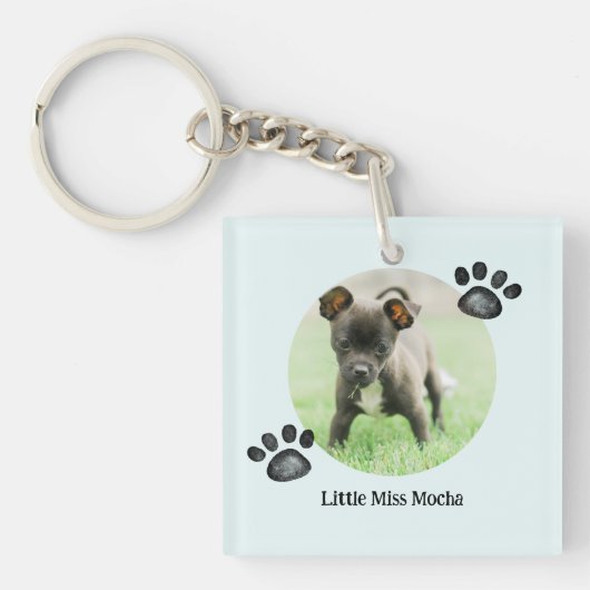 CUSTOM Foto Pet Schlüsselanhänger (Vorderseite)