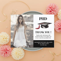 Custom Foto PHD Graduation Party Vielen Dank