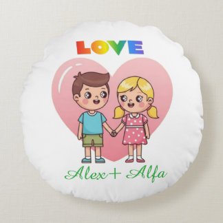 Custom Foto Pillow USA - Personalisiertes Bild Rundes Kissen