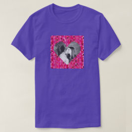Custom Foto Pixel HerzValentine T - Shirt