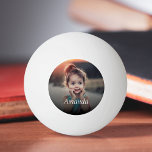 Custom Foto Pong Ball Tischtennisball<br><div class="desc">Erstellen Sie Ihre eigene personalisierte Tischtennisball mit Ihrem eigenen Bild. Fügen Sie Ihr Lieblings-Foto, Design oder Kunstwerk, um etwas wirklich Einzigartiges zu schaffen. Um diese Designvorlage zu bearbeiten, klicken Sie auf 'Ändern' und laden Sie Ihr eigenes Bild wie oben gezeigt hoch. Klicken Sie auf 'Anpassen', um Text hinzuzufügen, Schriftart und...</div>