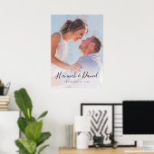 Custom Foto Poster mit Whimsikskript (Heimbüro)