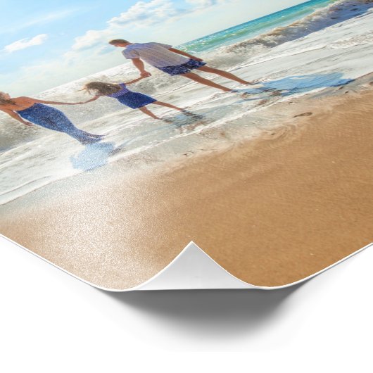 Custom Foto Poster Your Family Fotos Geschenk (Ecke)