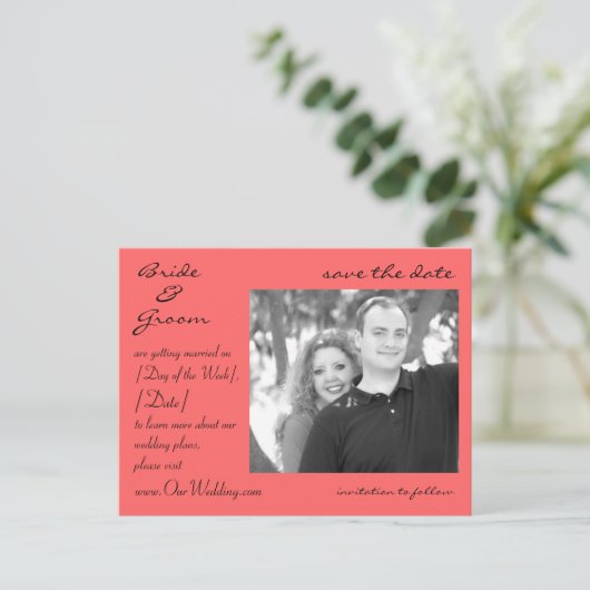 CUSTOM FOTO Postkarte (Stehend Vorderseite)