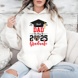 Custom Foto Proud Graduate Family 2025 Geschenke Hoodie