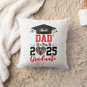 Custom Foto Proud Graduate Family 2025 Geschenke Kissen