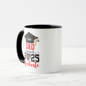 Custom Foto Proud Graduate Family 2025 Geschenke Tasse (Vorderseite Links)