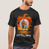 CUSTOM FOTO PUMPKIN HALLOWEEN GIFTS T-Shirt (Vorderseite)