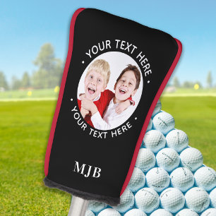Custom Foto Putter Personalisiert Golfer Monogram Golf Headcover
