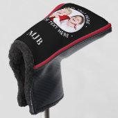 Custom Foto Putter Personalisiert Golfer Monogram Golf Headcover (3/4 Vorderseite)