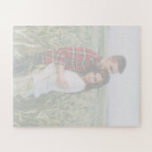 Custom Foto Puzzle Wedding Gästebuch (Horizontal)