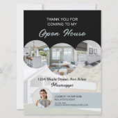 Custom Foto Real Anwesen Open House Dankeschön Kar Einladung (Vorderseite)