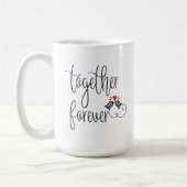 Custom Foto Romantic Love Birds Together Forever Kaffeetasse (Links)