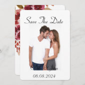 CUSTOM-FOTO SAVE THE DATE EINLADUNG (Vorne/Hinten)