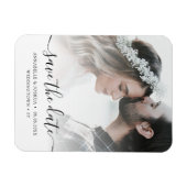 Custom Foto Save the Date Hochzeit Magnet (Horizontal)