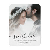Custom Foto Save the Date Hochzeit Magnet (Vertikal)