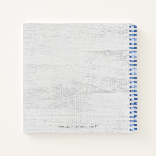 Custom Foto Scrapbook Journal Spiral Notebook Notizblock (Rückseite)