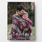 Custom Foto Script Oma Fotoplatte (Vorderseite)