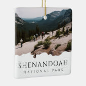 Custom Foto Shenandoah Nationalpark Souvenir Keramikornament (Rechts)