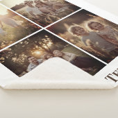 Custom Foto Sherpa Blanket Collage Oma Geschenk Sherpadecke (3/4)