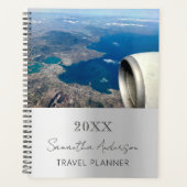 Custom Foto Silber 2026 Reise Planer (Vorderseite)