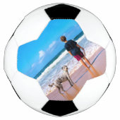 Custom Foto Soccer Ball Geschenk mit Ihren Fotos (Vorderseite)