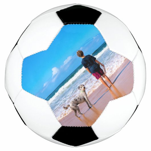 Custom Foto Soccer Ball Gift Ihre Lieblings-Fotos (Vorderseite)