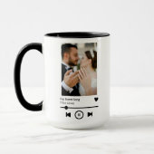 Custom Foto Song Tasse, Jubiläum Geschenk für sie Tasse (Links)