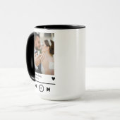 Custom Foto Song Tasse, Jubiläum Geschenk für sie Tasse (Vorderseite Links)