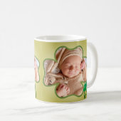 Custom Foto St. Patrick's 4leaf Kleeblatt Frame Kaffeetasse (VorderseiteRechts)