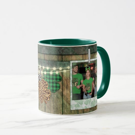 Custom Foto St. Patrick's Day Tasse (VorderseiteRechts)