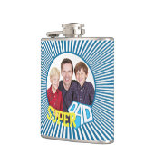 Custom Foto Super Vater Comic Book Flachmann (Links)