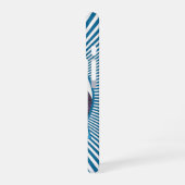 Custom Foto Super Vater Comic Book iPhone 16 Hülle (Linke Seite)