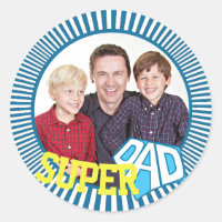 Custom Foto Super Vater Comic Book