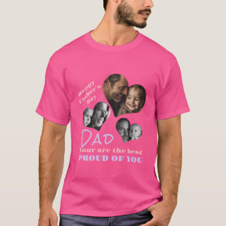 Custom Foto T - Shirt für Vater Vatertag Geschenk