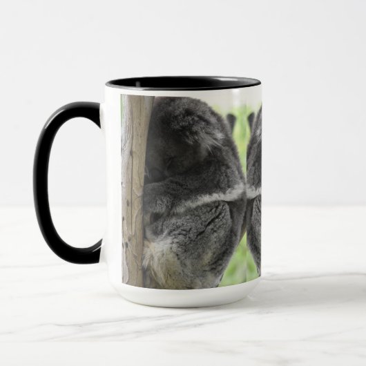 Custom Foto Tasse - 3 Fotos - Niedlich Koala (Links)