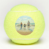 Custom Foto Tennis Balls mit Ihren Fotos Geschenk Tennisbälle (Vorderseite)